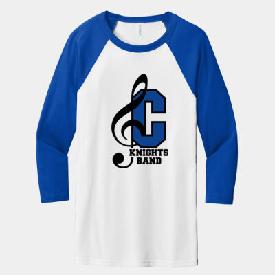 Centennial Band Baseball Shirt - Unisex 3/4 Sleeve Baseball Tee Thumbnail