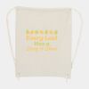 Canvas Drawstring Backpack Thumbnail
