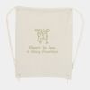 Canvas Drawstring Backpack Thumbnail