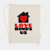Canvas Drawstring Backpack Thumbnail